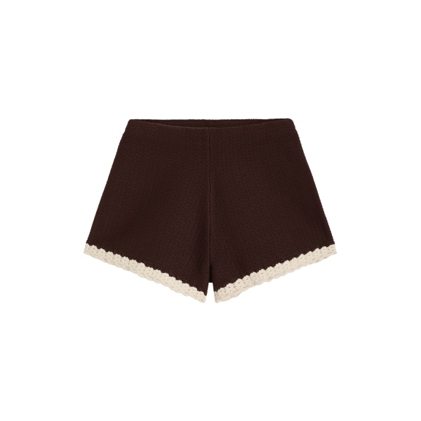 Posse Hattie Short in Chocolate Cream, Shorts in Multicolour