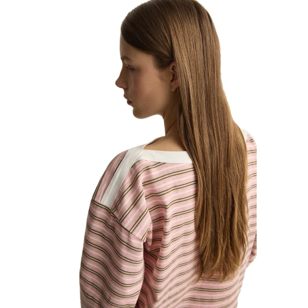 Posse Maddie Top in Choc Pink, Tops in Multicolour, view 3