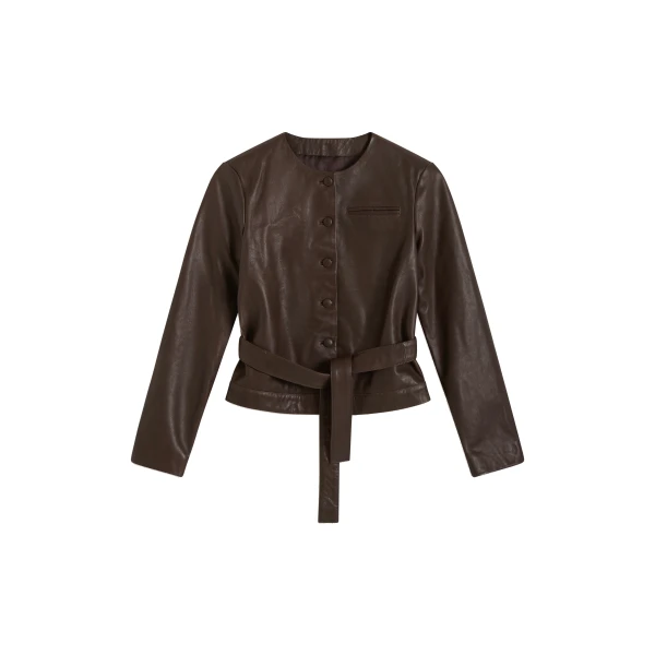 Perrie Jacket in Cocoa