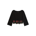 Posse Rosanna Blouse in Black, Tops in Black