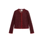 Posse Sofia Top in Wine, Tops in Red