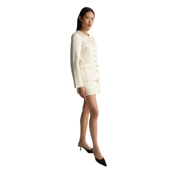 Posse Verity Jacket in Cream, Jackets in Ivory, view 5