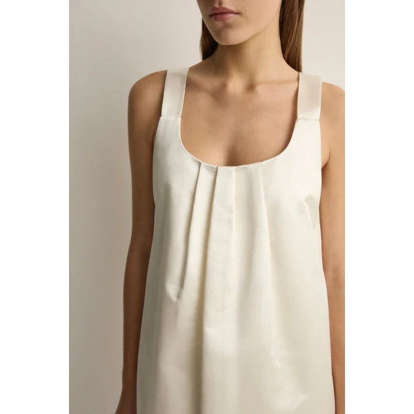 Posse Verity Mini Dress in Cream, Dresses in Ivory, view 3
