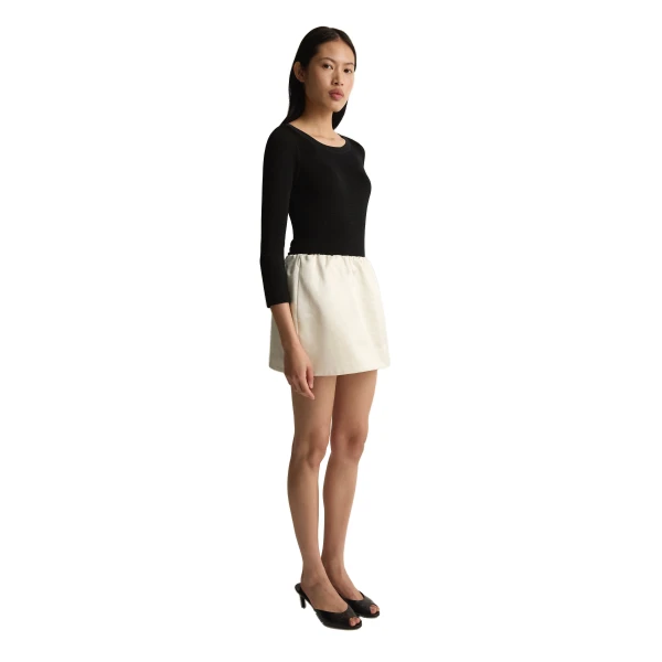 Posse Verity Skirt in Cream, Skirts in Ivory, view 4