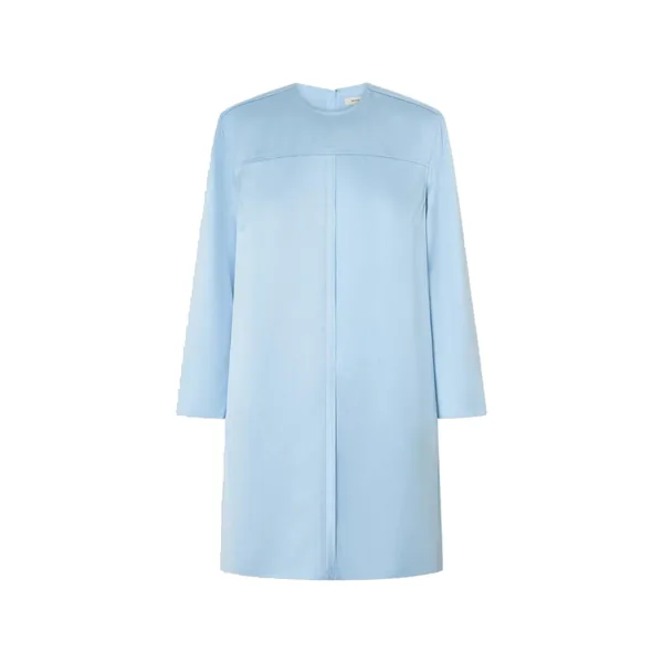 Double Satin Mini Dress Cloud Blue
