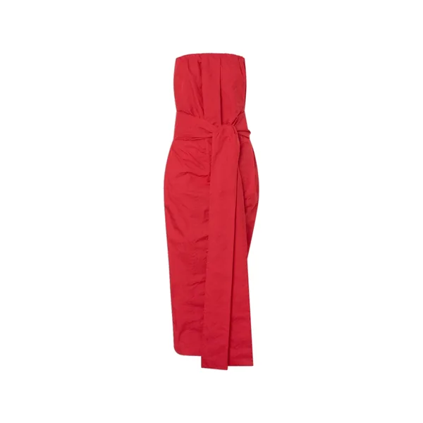 Tuck Detail Gown Poppy