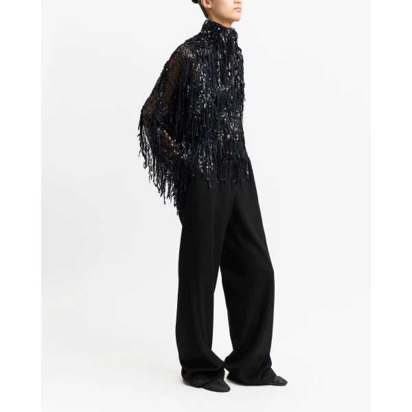 16 Arlington Black and Navy top