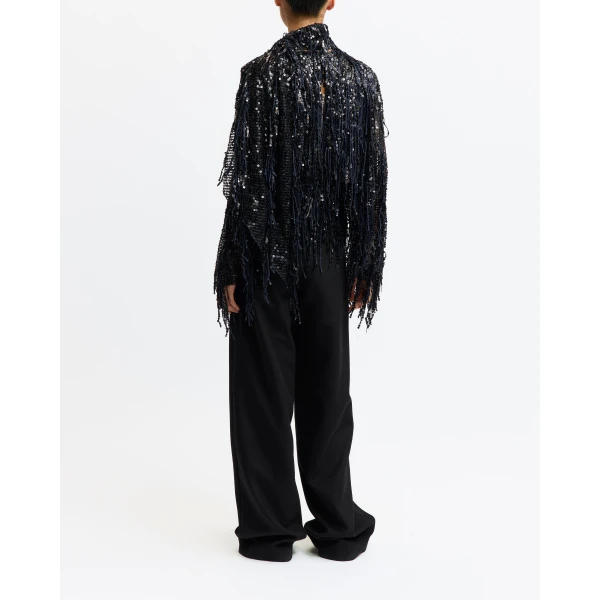 Fringe Sequin top