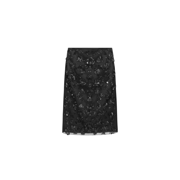 Fortuna Midi Skirt in Black