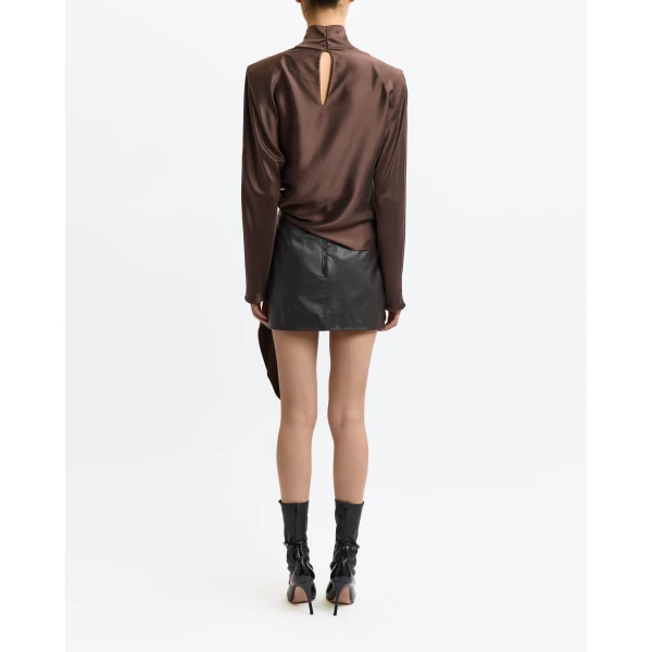 Leather skirt