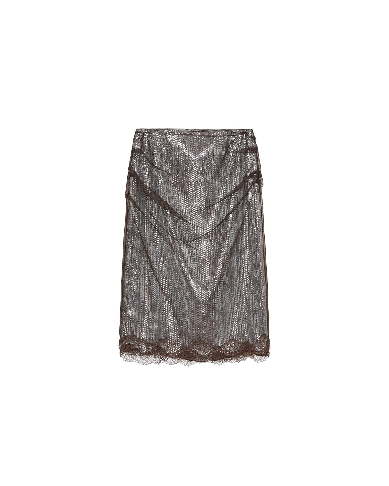 16Arlington-Hedda-Midi-Skirt-in-Silver-and-Chocolate-2337096-white 16 Arlington Hedda Midi Skirt