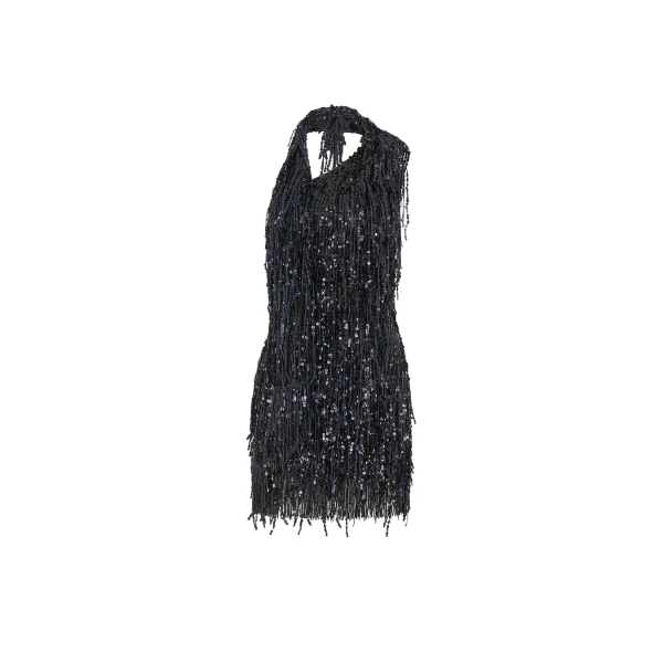 Roia Mini Dress in Black and Navy