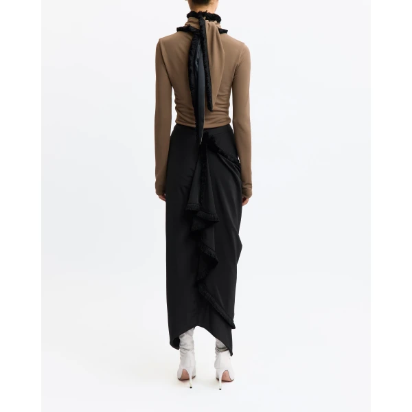 Flat Satin skirt