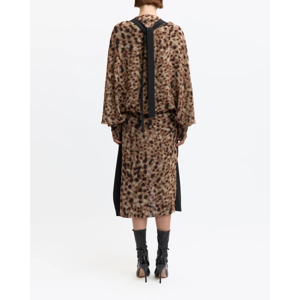 Printed Chiffon dress