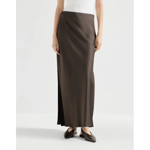 Fluid Bias-Cut skirt