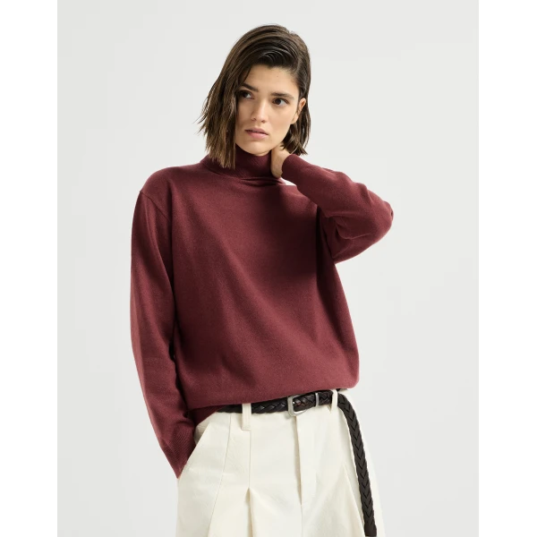 Cashmere turtleneck sweater