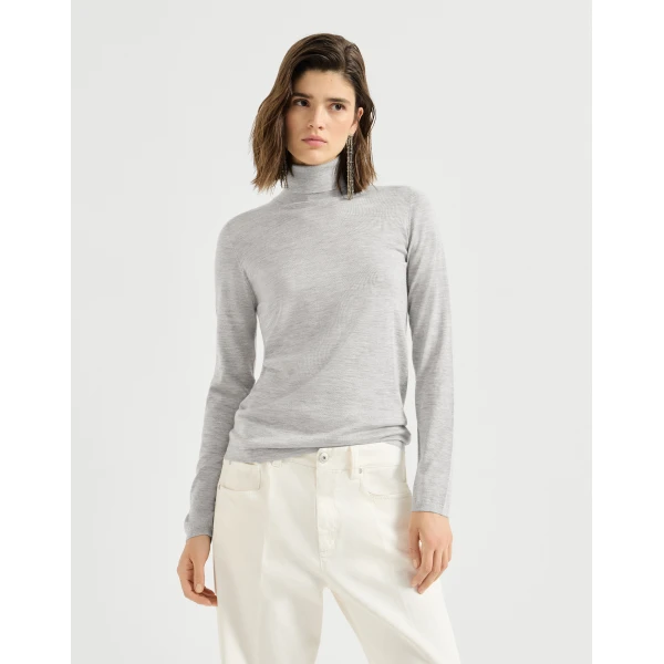 Cashmere turtleneck sweater