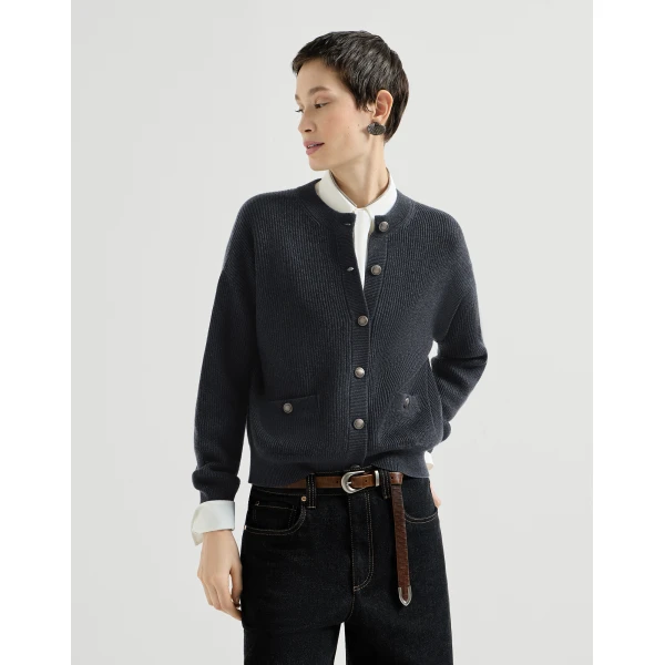 Sparkling cashmere cardigan