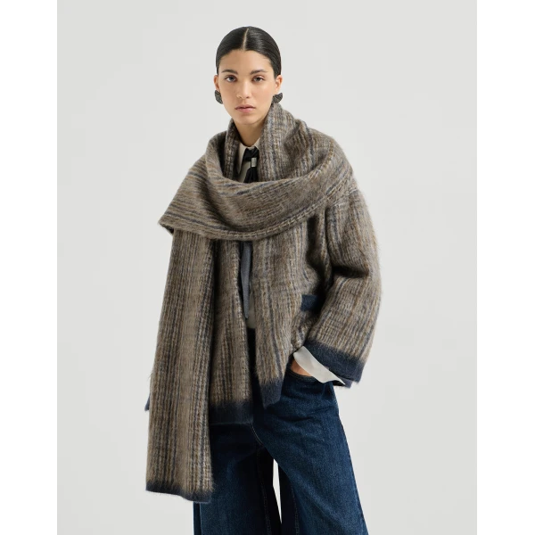 Prince of Wales double knit outerwear