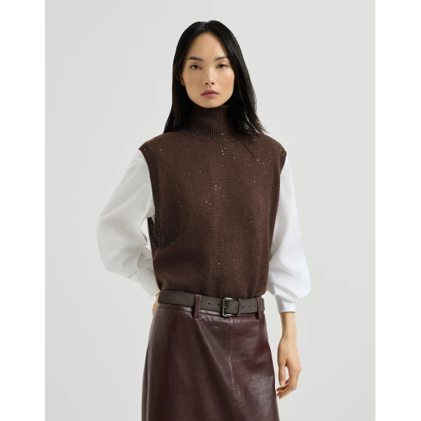 Turtleneck sweater vest
