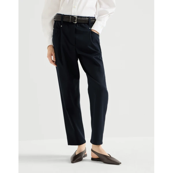 Baggy pull-on trousers