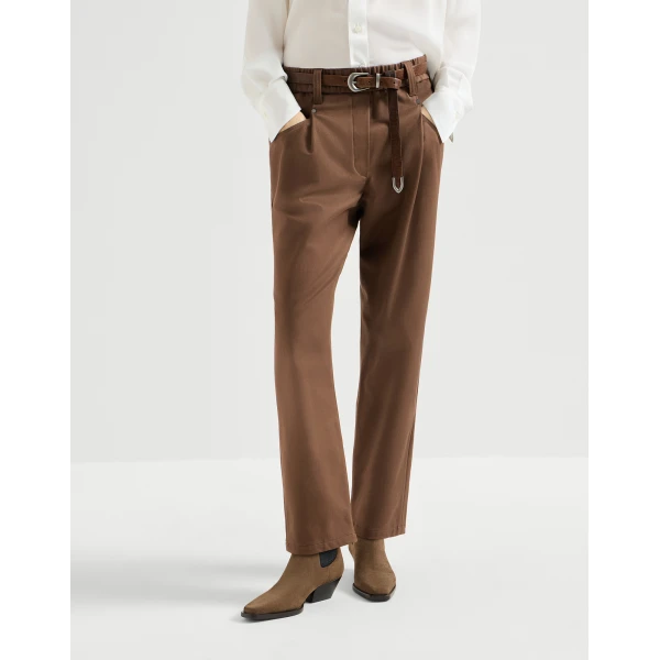 Baggy pull-on trousers