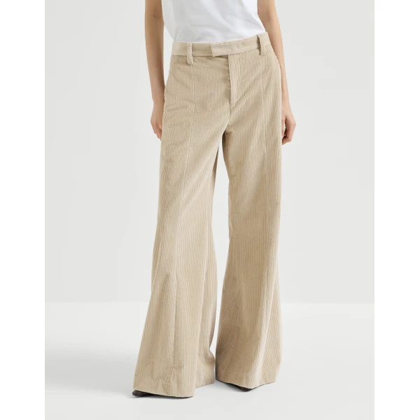 Wide flare trousers