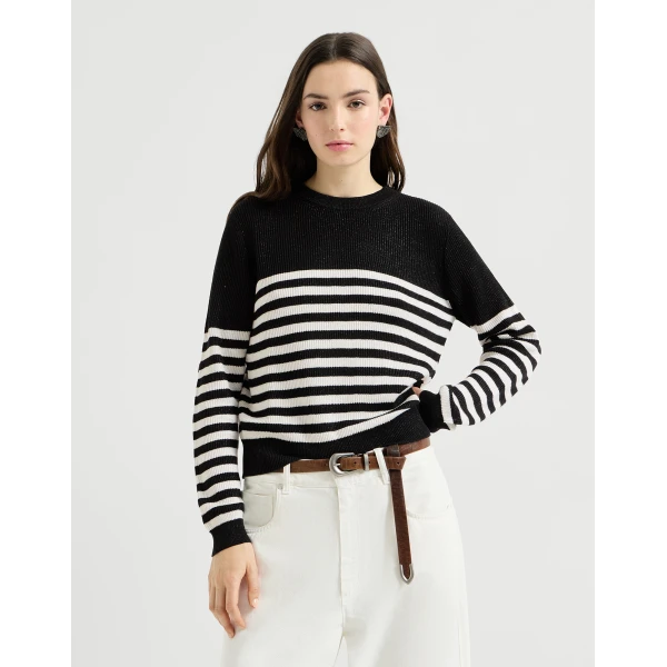 Cotton Sparkling yarn sweater