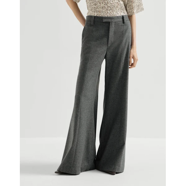 Wide flare trousers