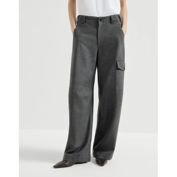 Cargo barrel trousers