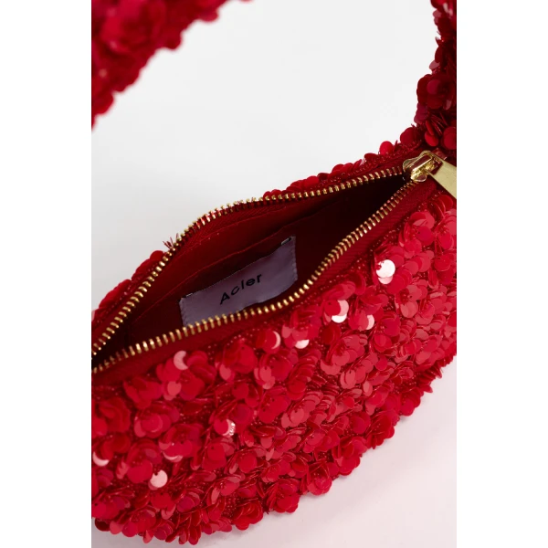 Red Acler Birch Bag in Spicy Red, view 4 | Totes & Top-Handle Bags