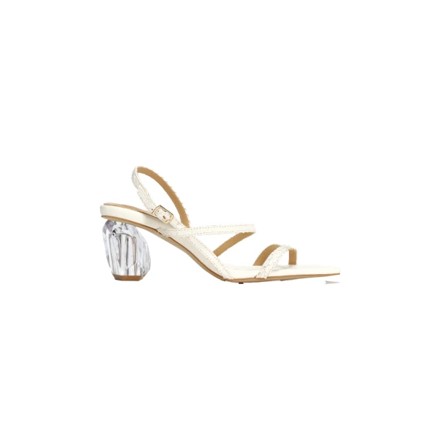 Brinlee Heel in Ivory
