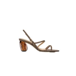 Beige Acler Brinlee Heel in Sepia | Heels