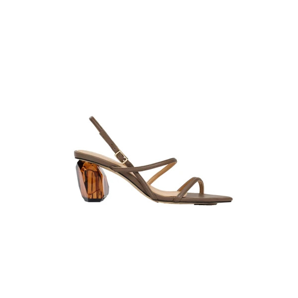 Brinlee Heel in Sepia