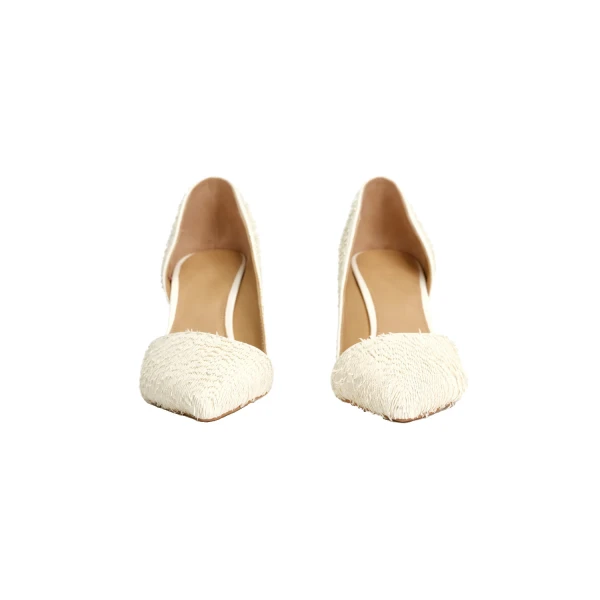 Ivory Acler Caro Heel in Ivory, view 2 | Heels