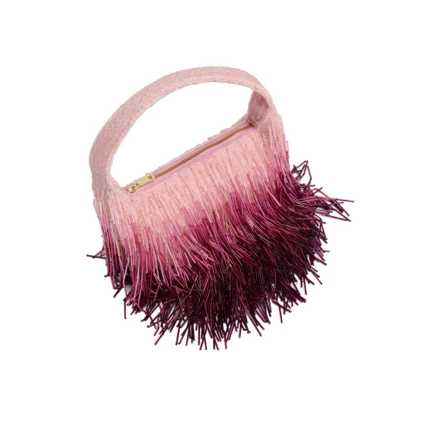 Multicolour Acler Drip Birch Bag in Bordeaux Haze, view 5 | Totes & Top-Handle Bags