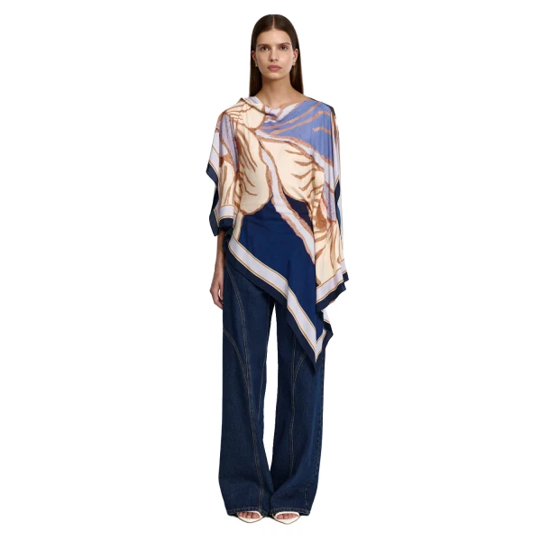 Acler Fortis Top in Midnight Eclipse, view 5
