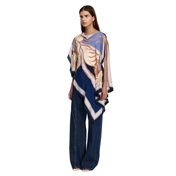 Acler Fortis Top in Midnight Eclipse, view 6