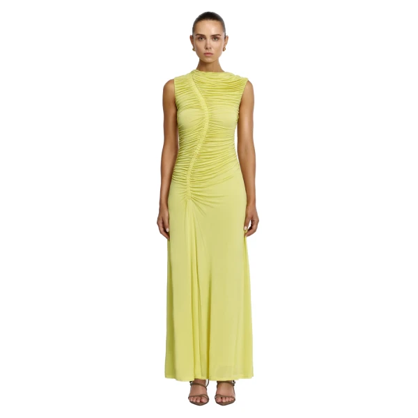 Gillan Maxi Dress in Limeade