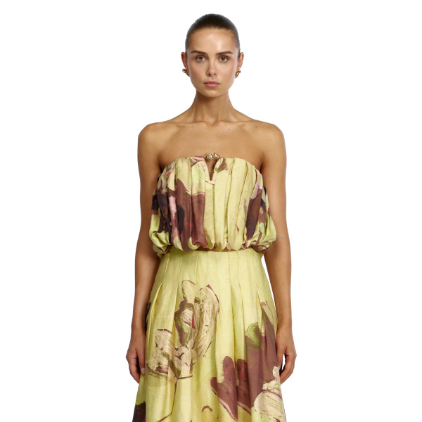 Acler Hodel Top in Wild Trace