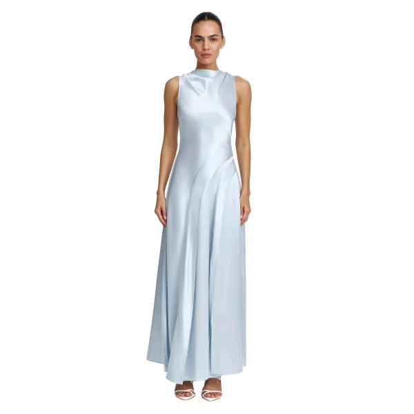 Lecha Maxi Dress in Blue Melt