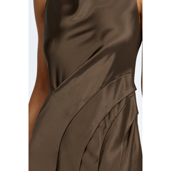 Acler Lecha Maxi Dress in Sepia, view 4