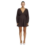 Acler Lomatta Mini Dress in Ganache