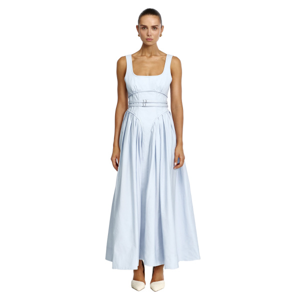 Acler Lutana Maxi Dress in Blue Melt