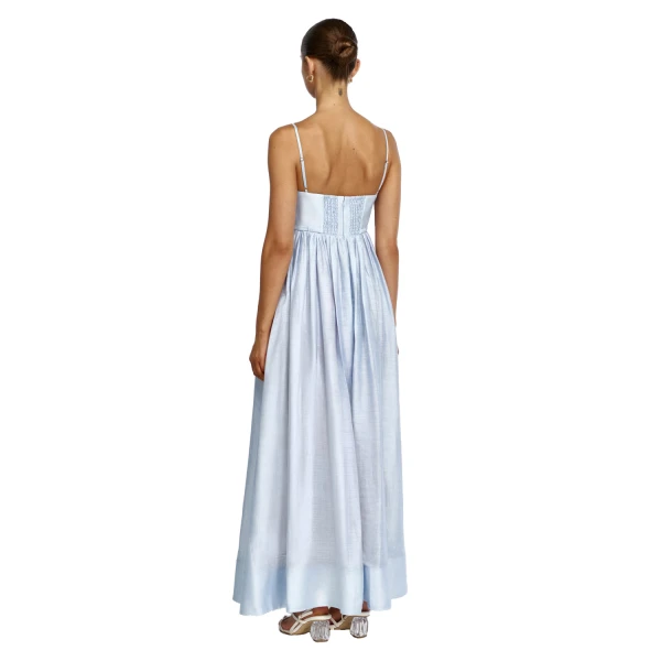 Acler Madlo Maxi Dress in Blue Melt, view 3