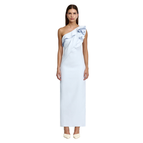 Acler Matlock Maxi Dress in Blue Melt