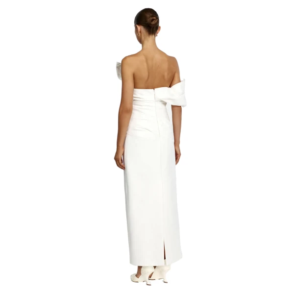 Acler Mead Maxi Dress in Ivory, view 3