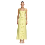 Acler Medoral Maxi Dress in Limeade