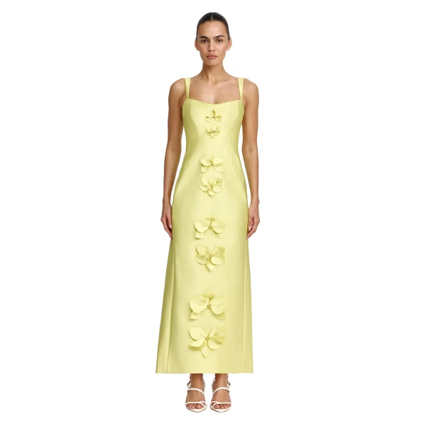 Acler Medoral Maxi Dress in Limeade