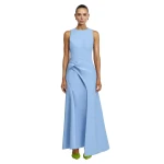 Acler Pellat Maxi Dress in Deep Sky